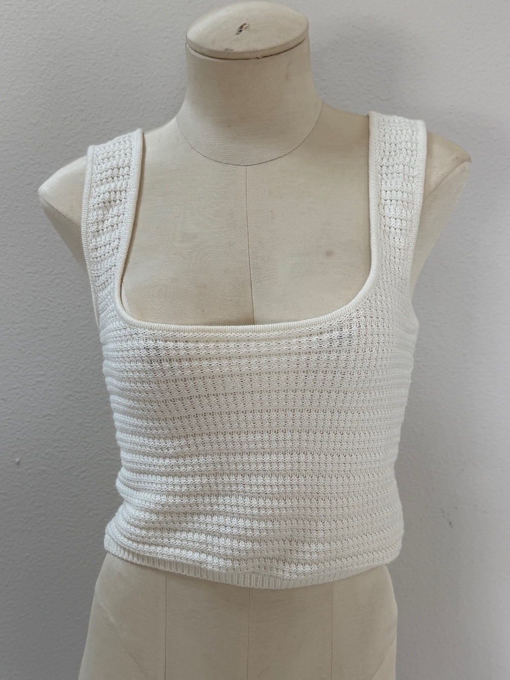 Square Neck Knit Tank